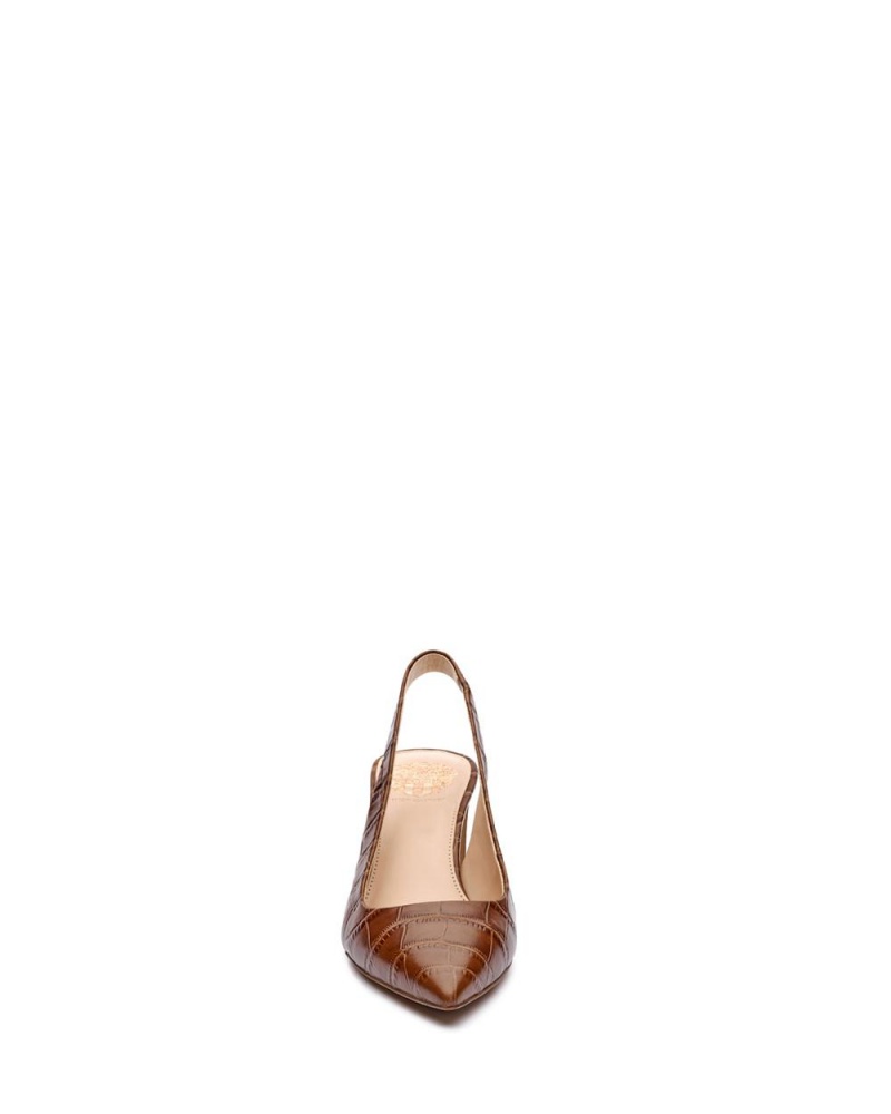 Vince Camuto Hamden Slingback Podpätky Damske Hnede | MIXY-02539