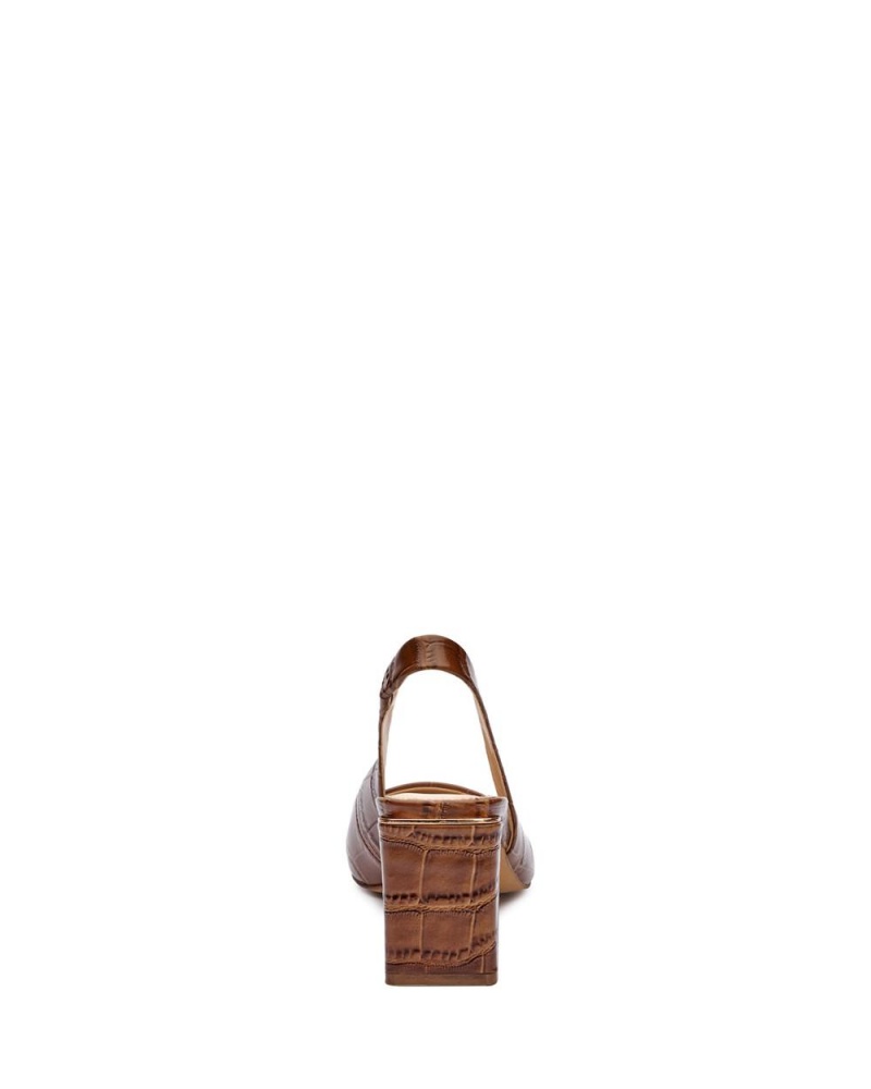 Vince Camuto Hamden Slingback Podpätky Damske Hnede | MIXY-02539