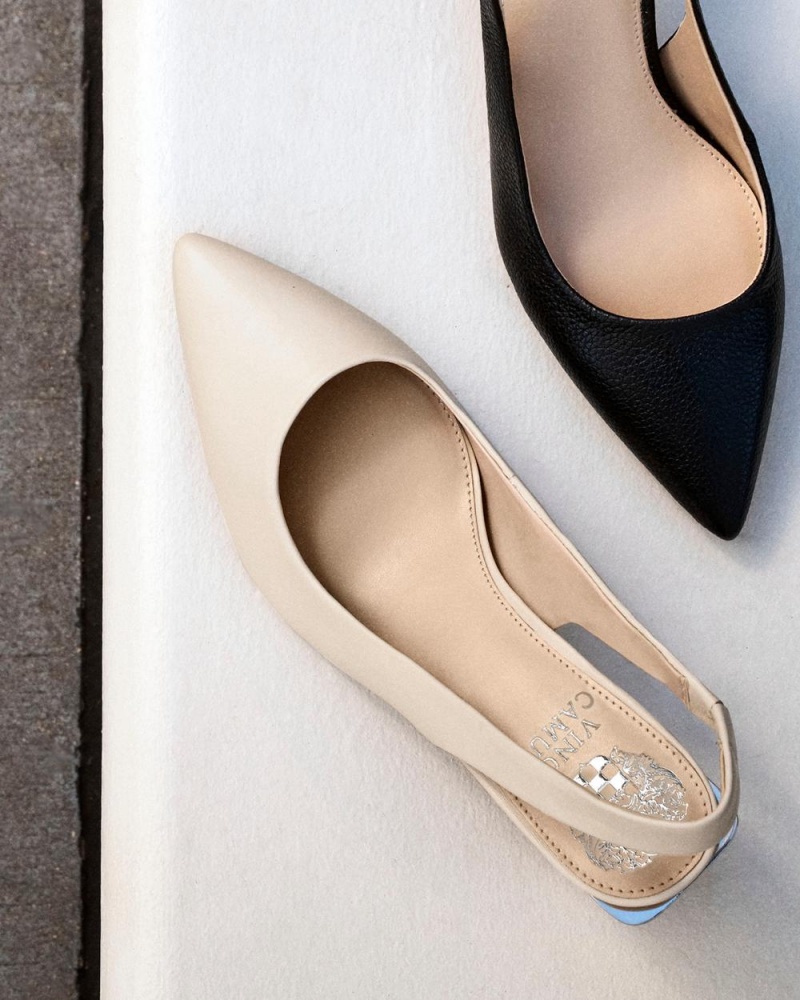 Vince Camuto Hamden Slingback Podpätky Damske Hnedožltý | WAHT-47918