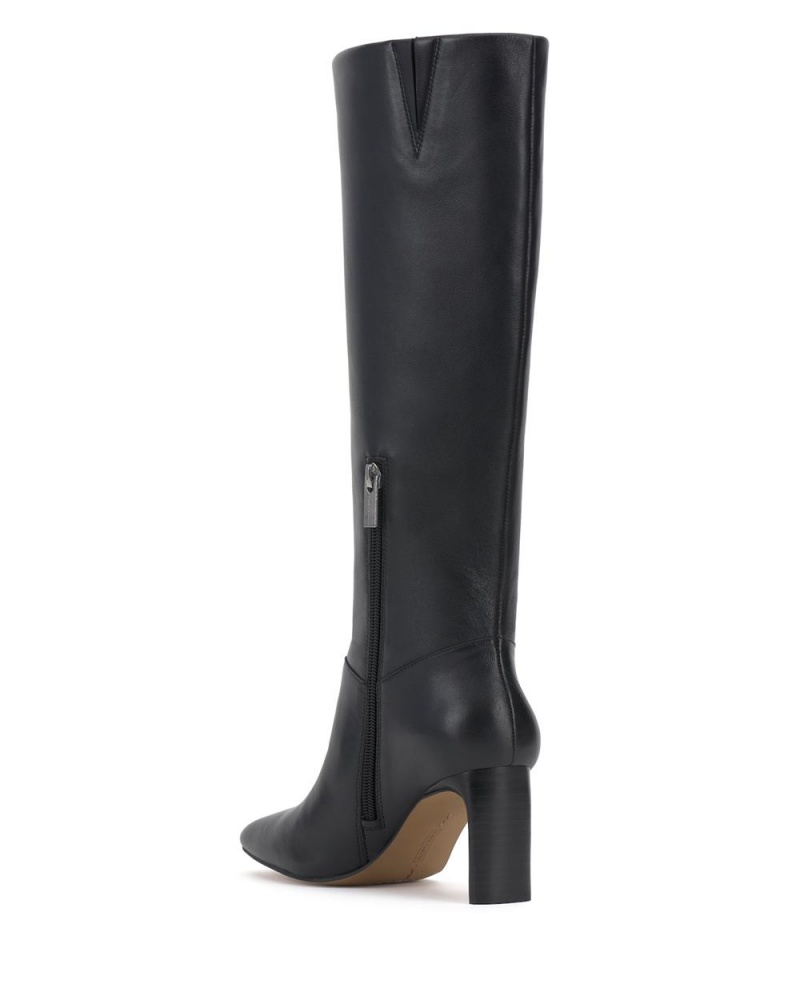 Vince Camuto Hersha Siroke Topanky-Calf Vysoke Cizmy Damske Čierne | OXGW-49573