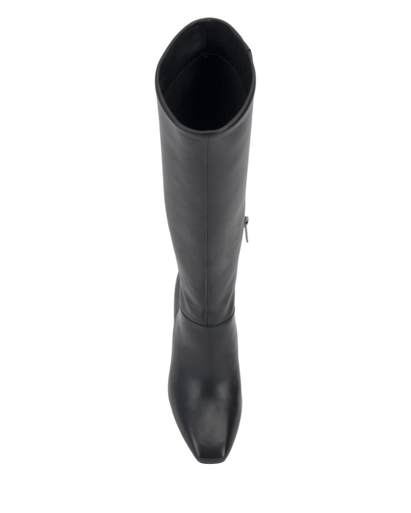 Vince Camuto Hersha Siroke Topanky-Calf Vysoke Cizmy Damske Čierne | OXGW-49573