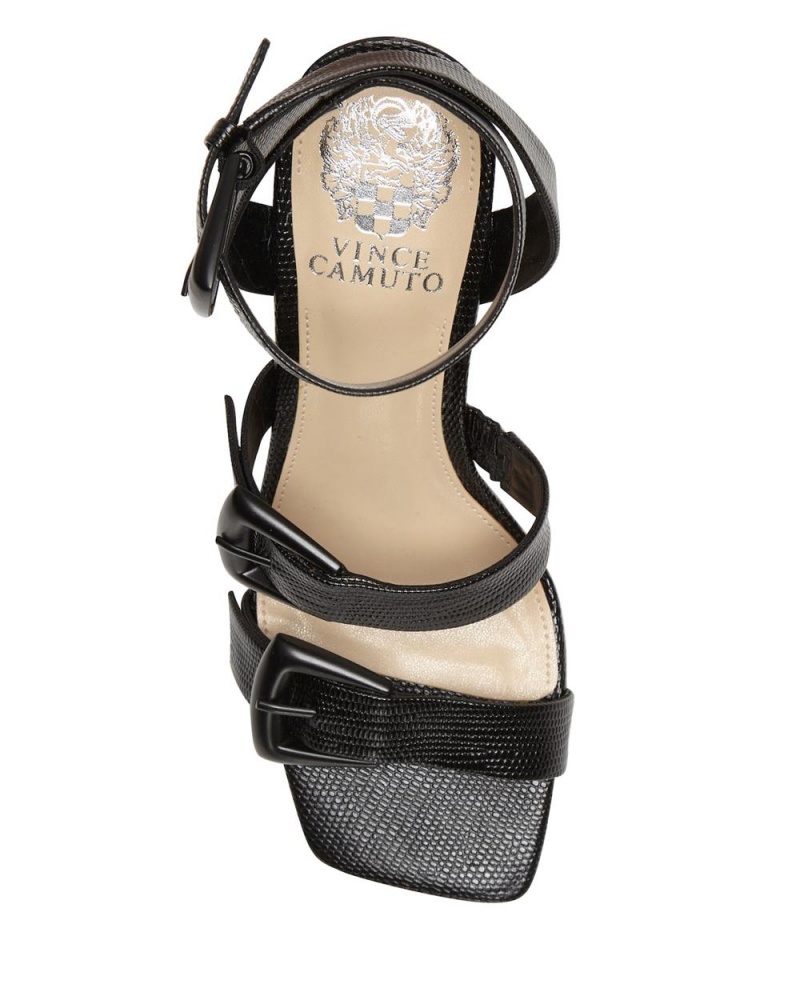 Vince Camuto Jeminstie Sandale Damske Čierne Had | SDZV-70452