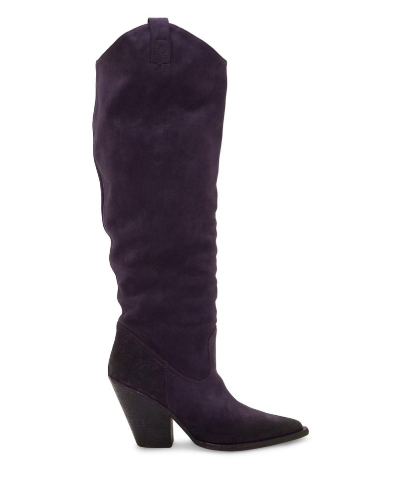 Vince Camuto Jessikah Siroke Topanky-Calf Čižmy Nad Kolená Damske Nachový | ZUNR-47918