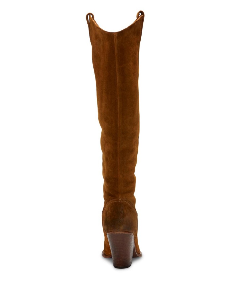 Vince Camuto Jessikah Čižmy Nad Kolená Damske Hnede | RXFT-39561