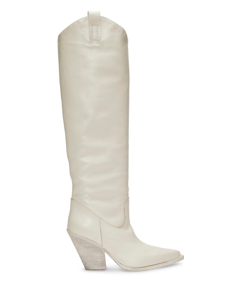 Vince Camuto Jessikah Čižmy Nad Kolená Damske Biele | HXDC-26780