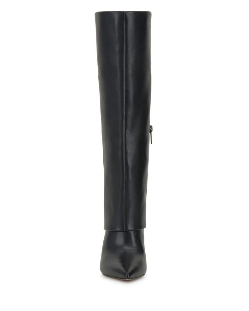 Vince Camuto Kammitie Kozene Cizmy Damske Čierne | BEDO-90184