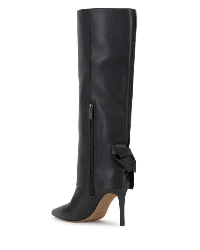 Vince Camuto Kammitie Kozene Cizmy Damske Čierne | BEDO-90184