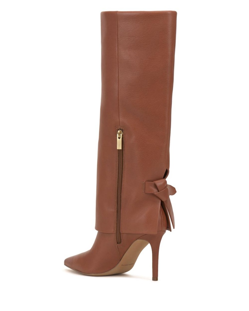 Vince Camuto Kammitie Kozene Cizmy Damske Hnede | VWDO-03597