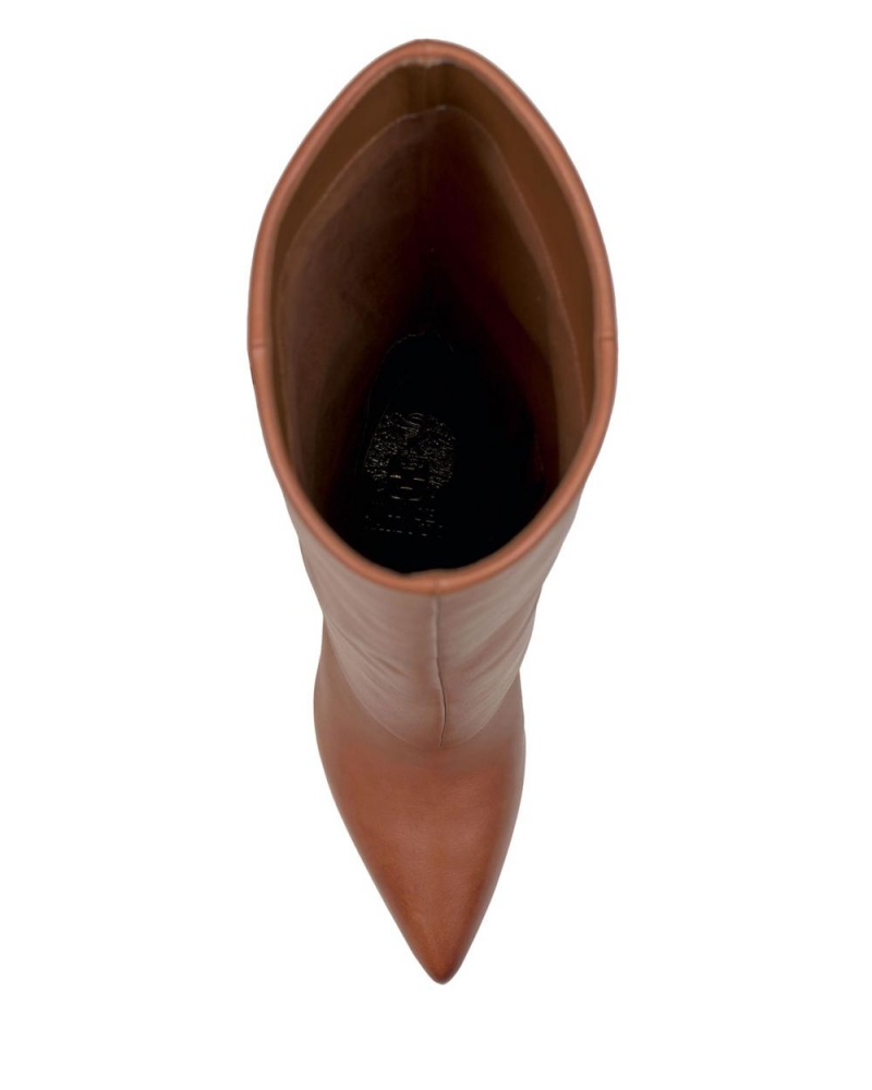 Vince Camuto Kammitie Kozene Cizmy Damske Hnede | VWDO-03597