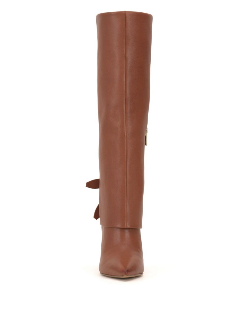 Vince Camuto Kammitie Kozene Cizmy Damske Hnede | VWDO-03597