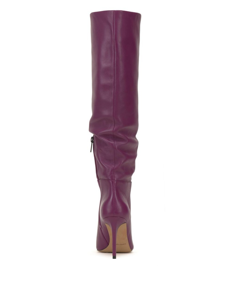 Vince Camuto Kashleigh Siroke Topanky-Calf Čižmy Nad Kolená Damske Ruzove | RSHK-05684
