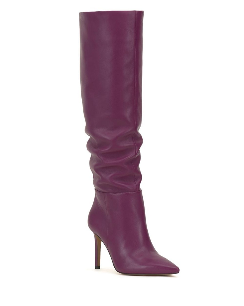 Vince Camuto Kashleigh Siroke Topanky-Calf Čižmy Nad Kolená Damske Ruzove | RSHK-05684
