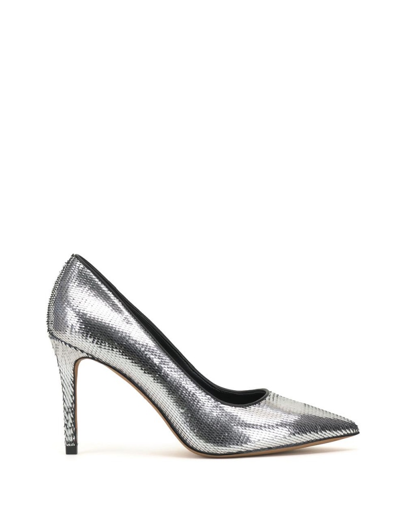 Vince Camuto Kehlaa High-Heel Podpätky Damske Strieborne Čierne | MCNJ-23578