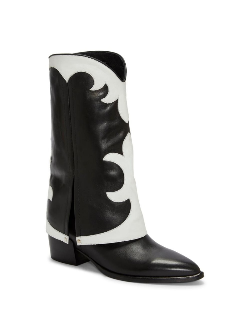 Vince Camuto Logahn Kotnikove Topanky Damske Čierne Biele | IWPB-34617