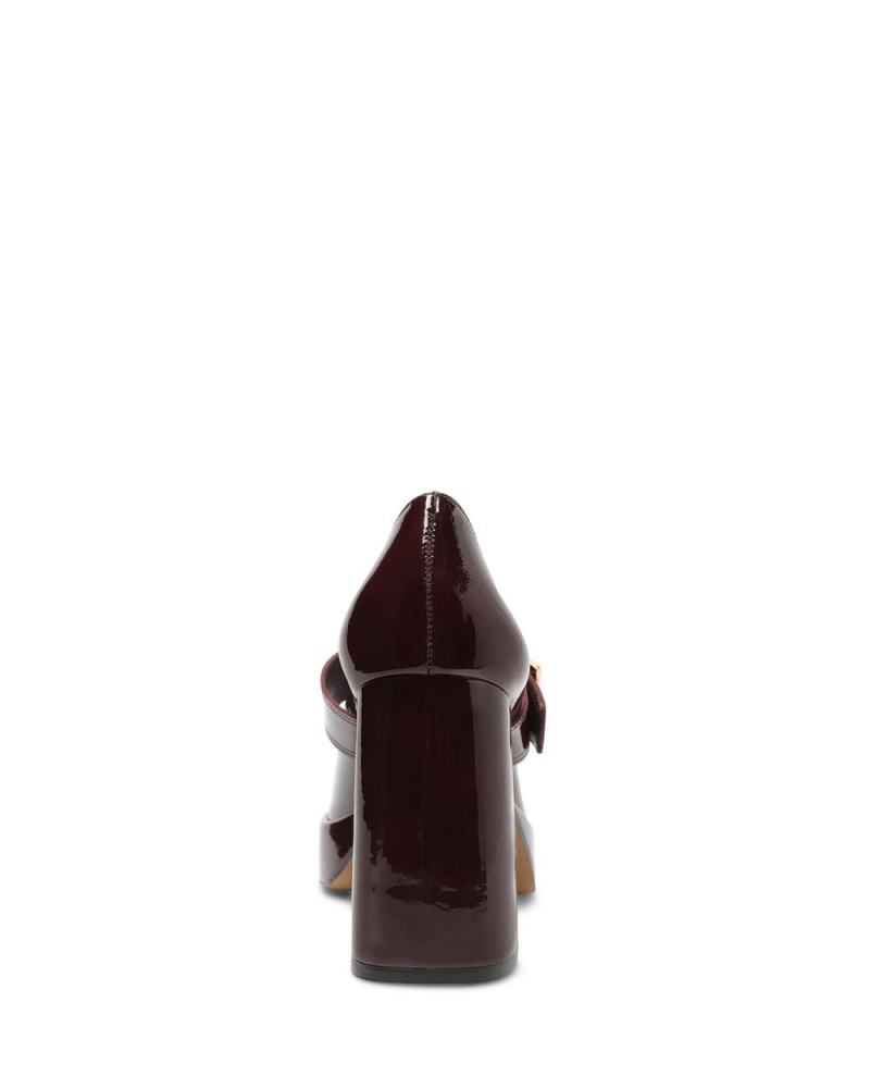 Vince Camuto Marocean Topanky Na Platforme Damske Bordove | AENS-34610