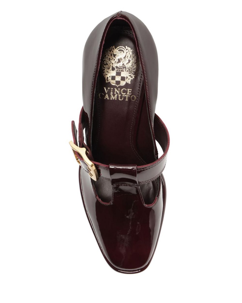 Vince Camuto Marocean Topanky Na Platforme Damske Bordove | AENS-34610