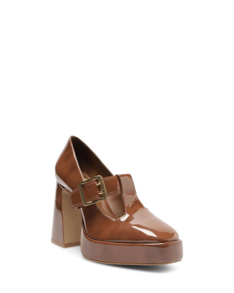 Vince Camuto Marocean Topanky Na Platforme Damske Hnede | HZAP-19745