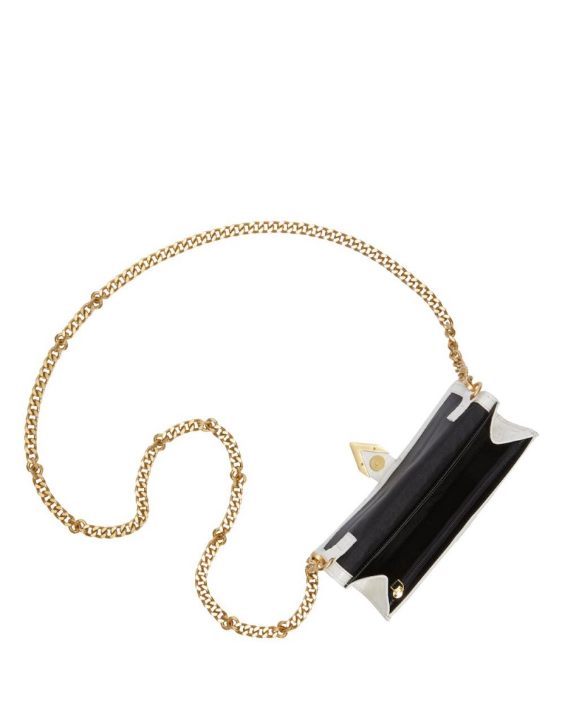Vince Camuto Marza Wallet On A Chain Kabelka Damske Krém Biele | BAXM-84601