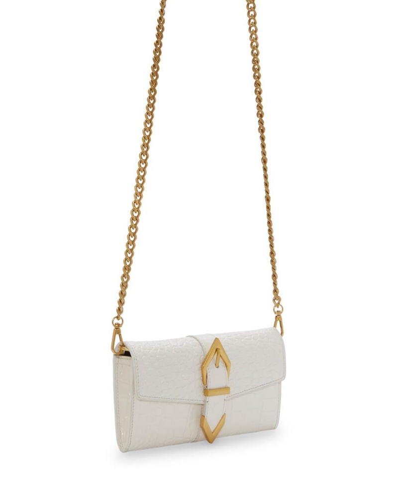 Vince Camuto Marza Wallet On A Chain Kabelka Damske Krém Biele | BAXM-84601