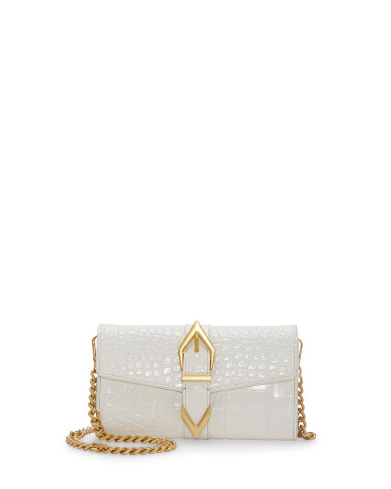 Vince Camuto Marza Wallet On A Chain Kabelka Damske Krém Biele | BAXM-84601