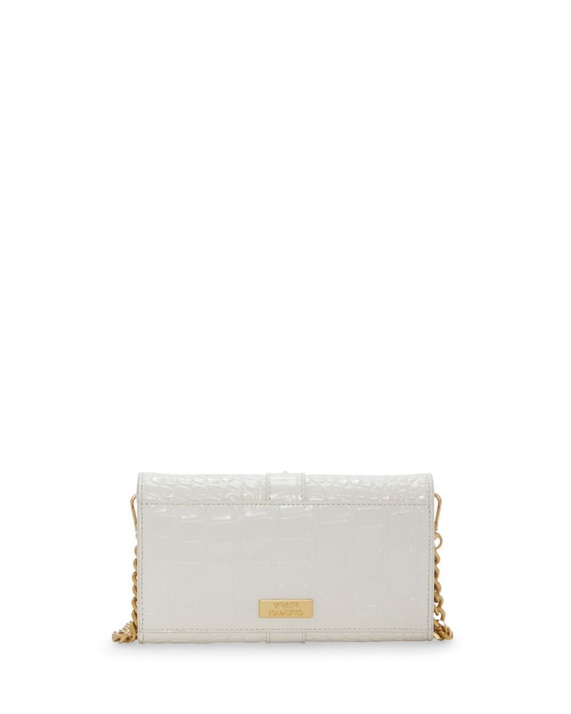 Vince Camuto Marza Wallet On A Chain Kabelka Damske Krém Biele | BAXM-84601