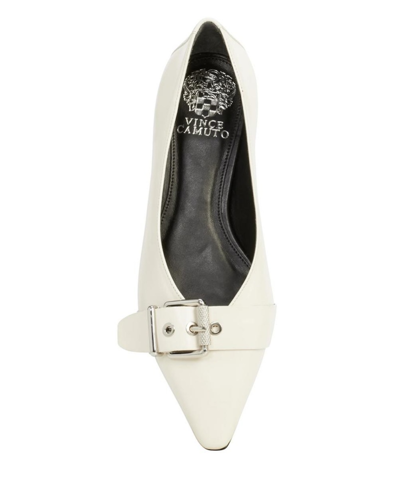 Vince Camuto Megdele Obuv pre Ploche Nohy Damske Biele | HQOP-29718
