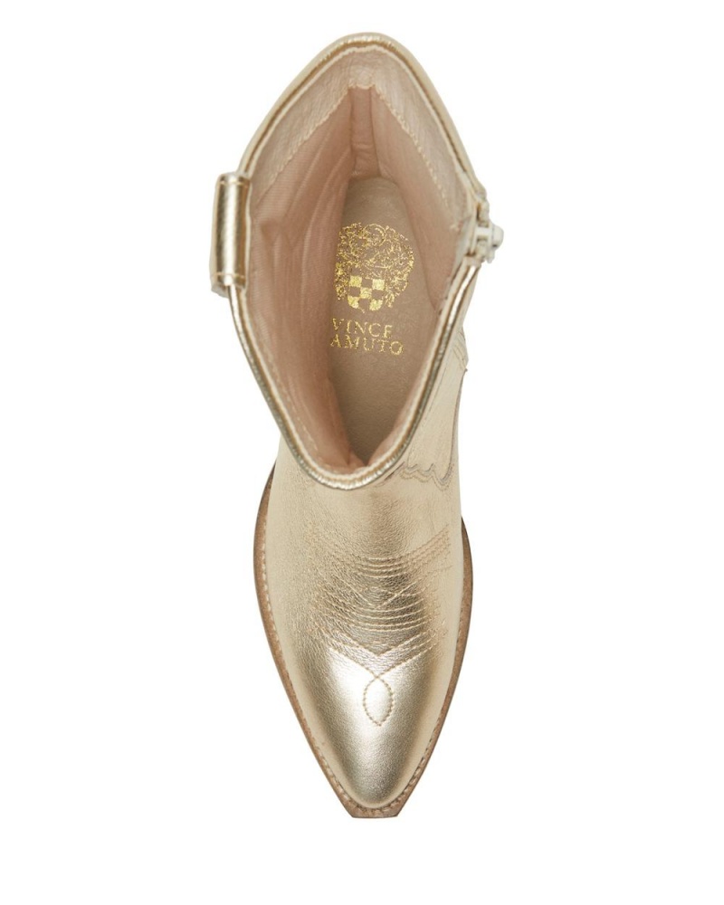 Vince Camuto Menkara Clenkove Cizmy Damske Zlate | QTPL-59412