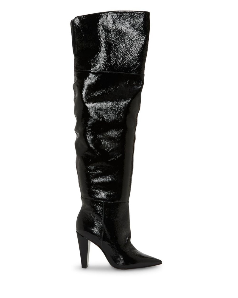 Vince Camuto Minnada Extra Siroke Topanky-Calf Over-The-Knee Boots Damske Čierne | MEKT-54906