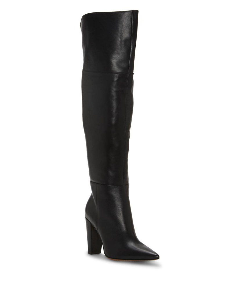 Vince Camuto Minnada Over-The-Knee Boots Damske Čierne | ZWTJ-72316