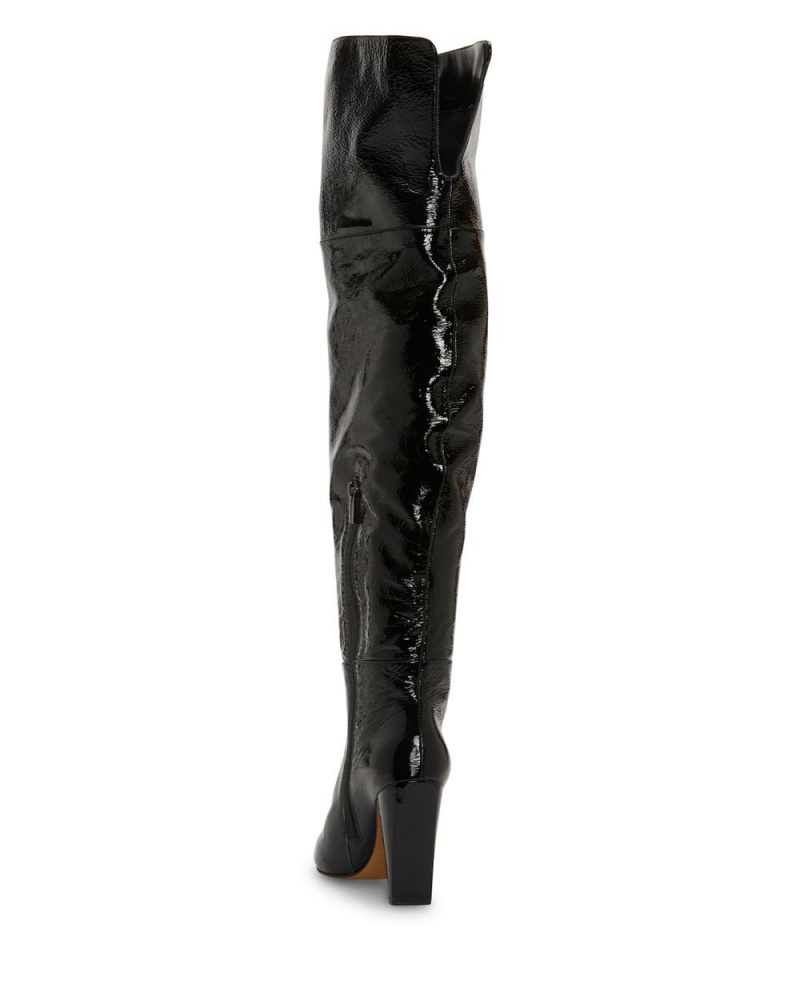 Vince Camuto Minnada Siroke Topanky-Calf Over-The-Knee Boots Damske Čierne | BOJY-71596