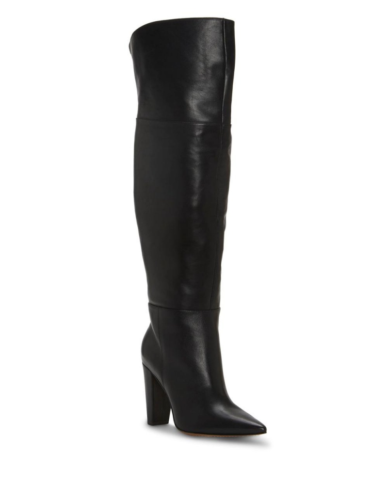 Vince Camuto Minnada Siroke Topanky-Calf Over-The-Knee Boots Damske Čierne | AUFC-18570