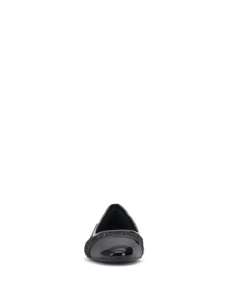Vince Camuto Minndy Cap Spicou Obuv pre Ploche Nohy Damske Čierne Čierne | SUJV-04918