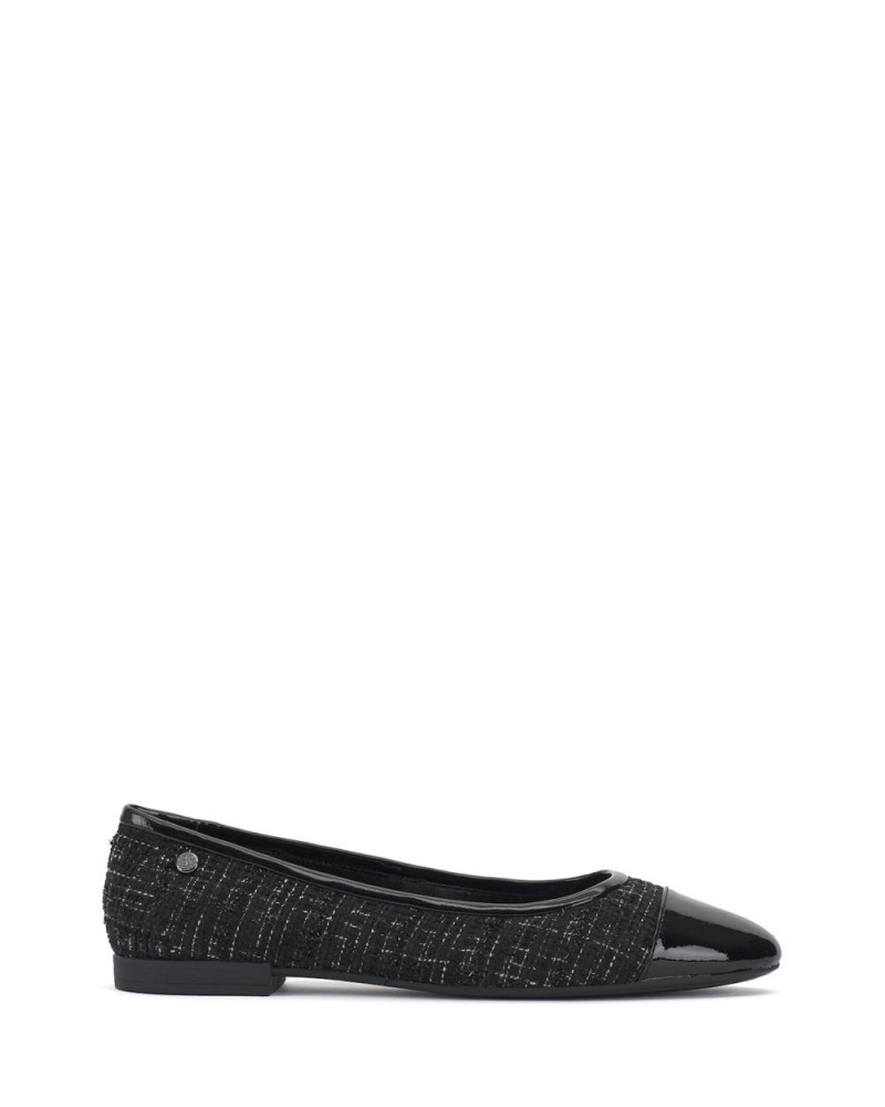 Vince Camuto Minndy Cap Spicou Obuv pre Ploche Nohy Damske Čierne Čierne | SUJV-04918