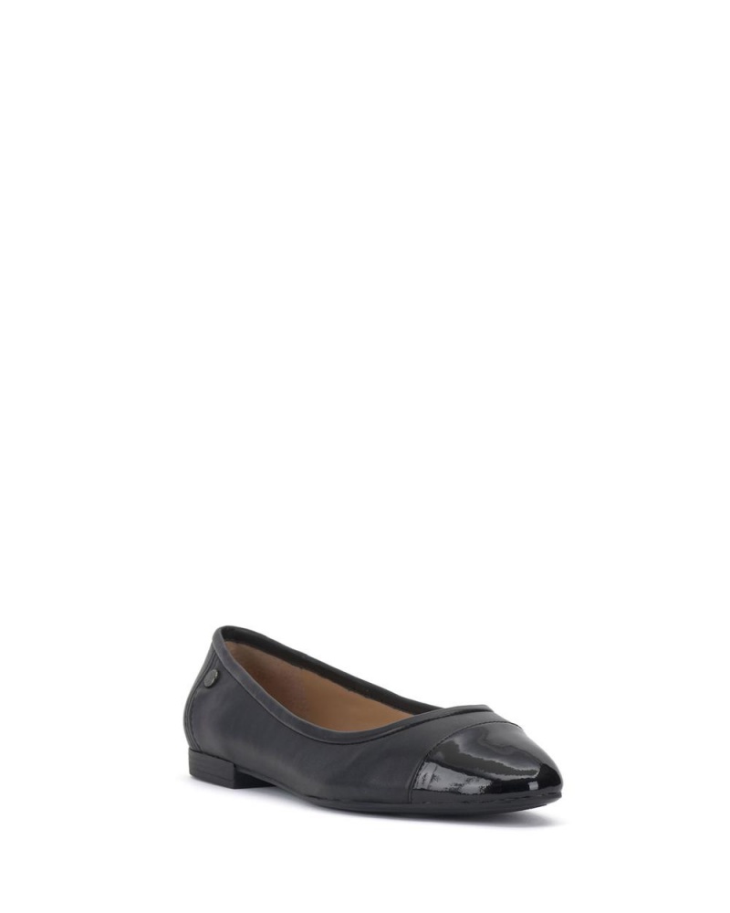 Vince Camuto Minndy Cap Spicou Obuv pre Ploche Nohy Damske Čierne Čierne | HJOV-84210