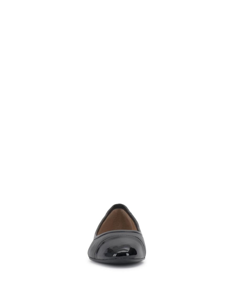 Vince Camuto Minndy Cap Spicou Obuv pre Ploche Nohy Damske Čierne Čierne | HJOV-84210