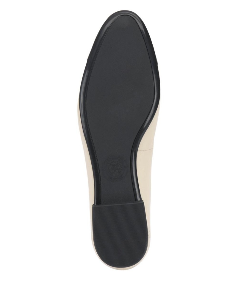 Vince Camuto Minndy Cap Spicou Obuv pre Ploche Nohy Damske Biele Čierne | LBAS-35271