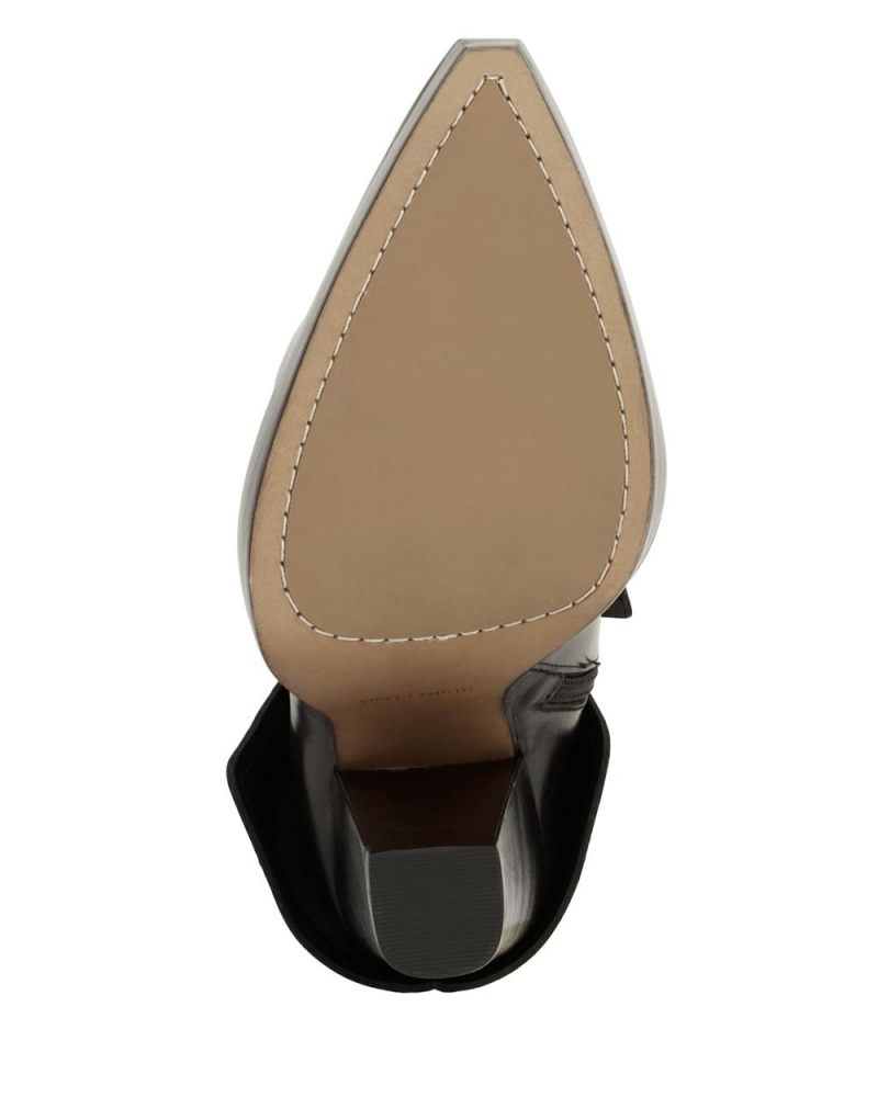 Vince Camuto Nanfala Siroke Topanky-Calf Vysoke Cizmy Damske Čierne | MYGR-26104