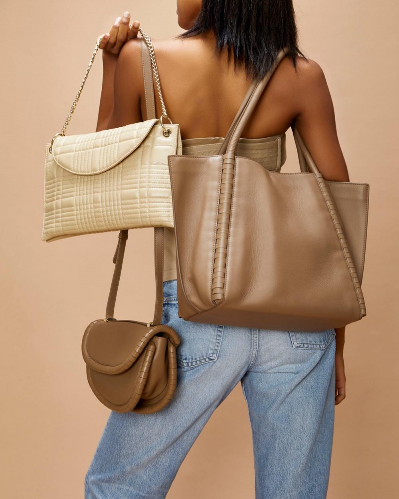 Vince Camuto Nesch Crossbody Kabelka Damske Hnede | JONP-18967