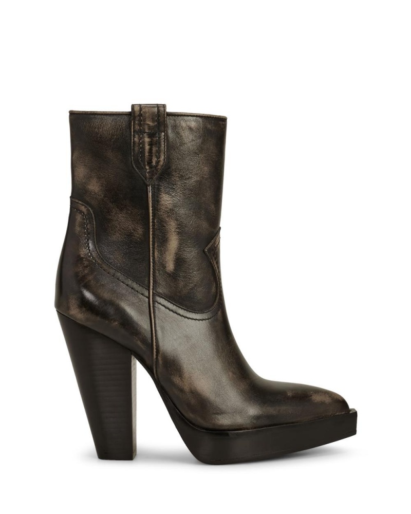 Vince Camuto Ninkisha Platforme Kotnikove Topanky Damske Čierne | KGDQ-18249