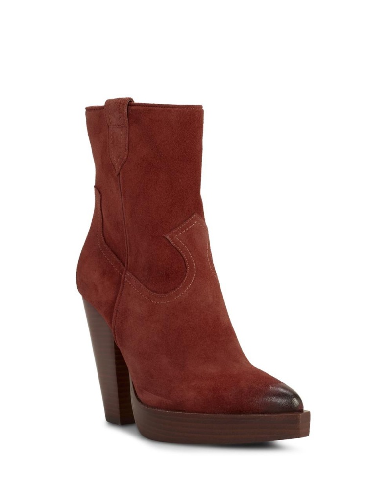 Vince Camuto Ninkisha Platforme Kotnikove Topanky Damske Bordove | FQXG-31502