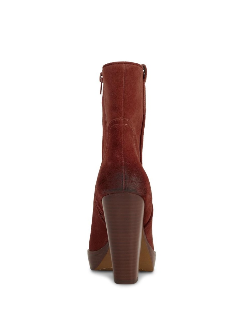 Vince Camuto Ninkisha Platforme Kotnikove Topanky Damske Bordove | FQXG-31502