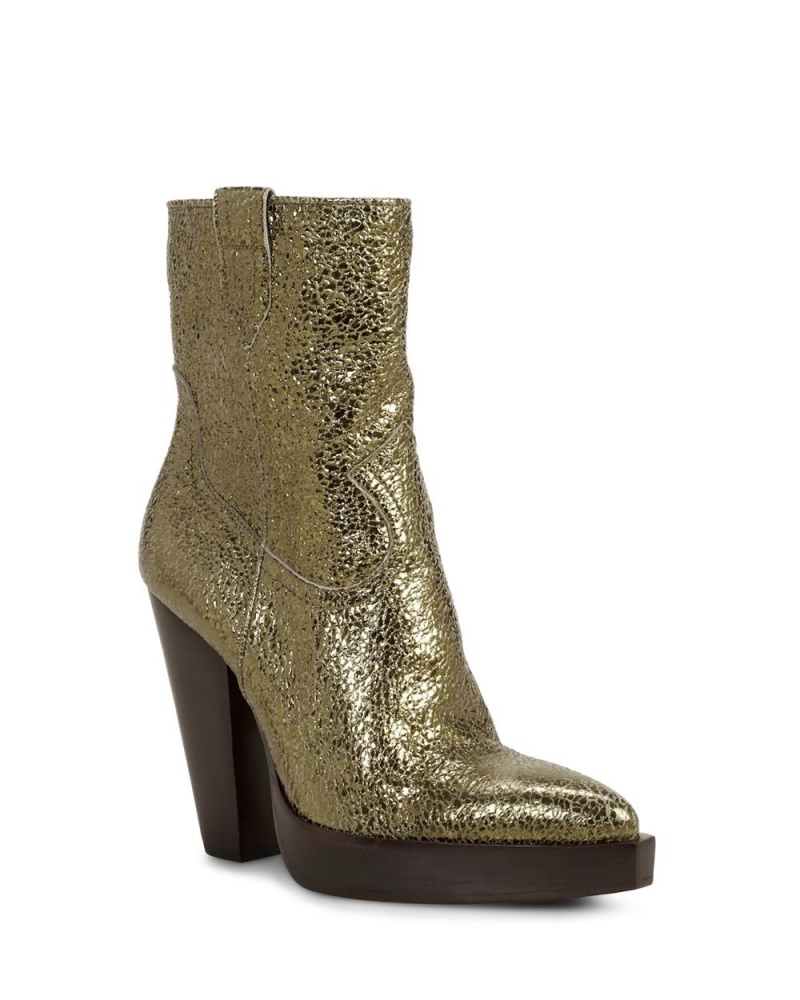Vince Camuto Ninkisha Platforme Kotnikove Topanky Damske Zlate | IFOJ-87405