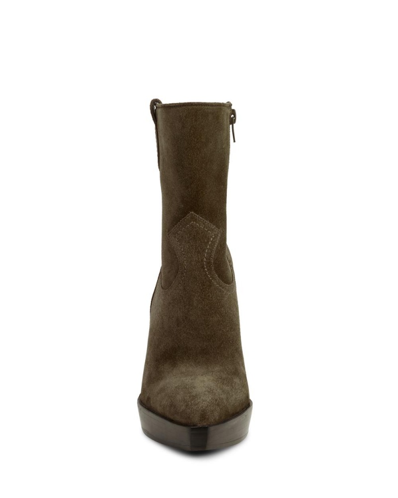 Vince Camuto Ninkisha Platforme Kotnikove Topanky Damske Biele | TAQC-61387