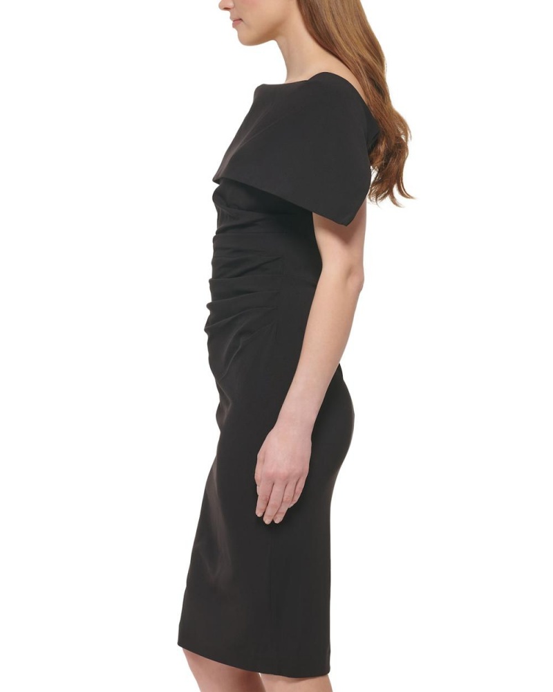 Vince Camuto Off-The-Shoulder Sheath Mini Šaty Damske Čierne | KUFM-69317