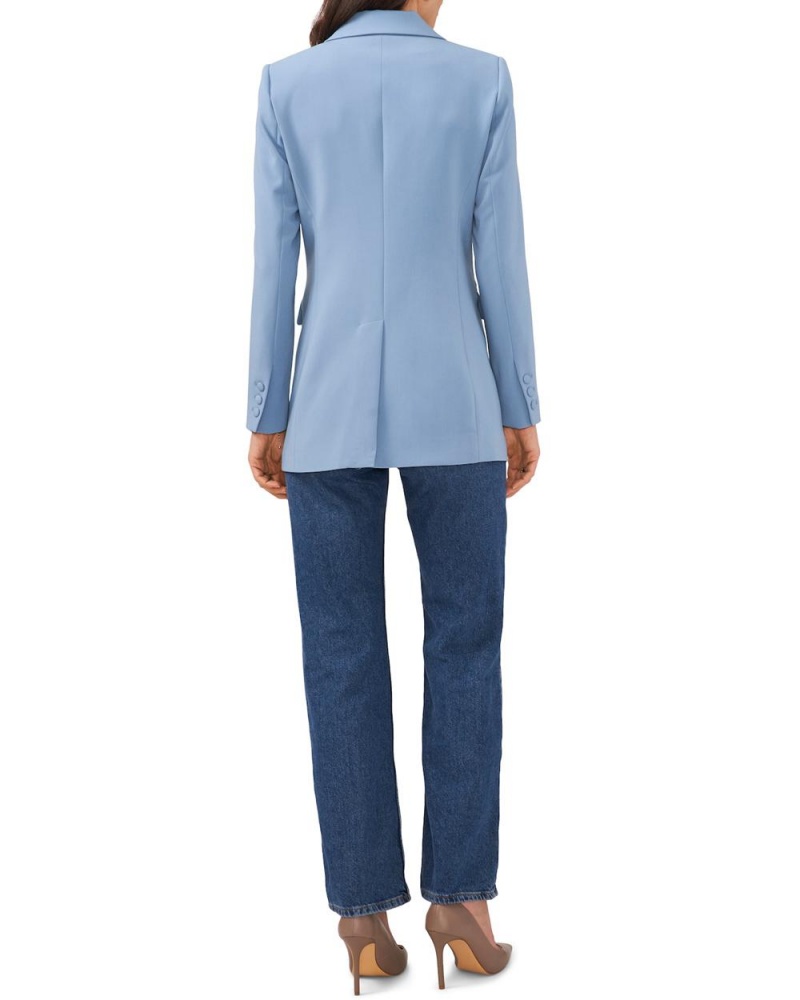 Vince Camuto One-Button Peak-Lapel Blejzer Damske Modre | JDSI-50794