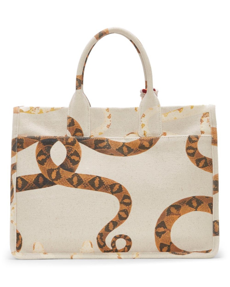 Vince Camuto Orla Prenosná Taška Damske Hnedožltý Had | XWZA-14823