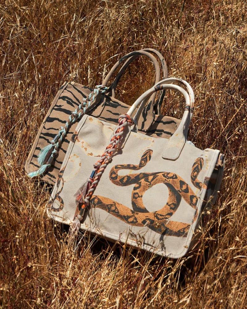 Vince Camuto Orla Prenosná Taška Damske Hnedožltý Had | XWZA-14823