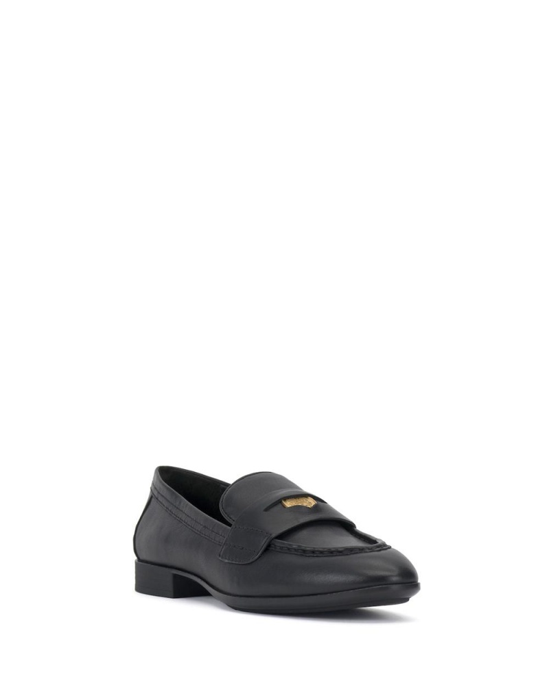 Vince Camuto Parama Penny Mokasiny Damske Čierne | PVHE-28491