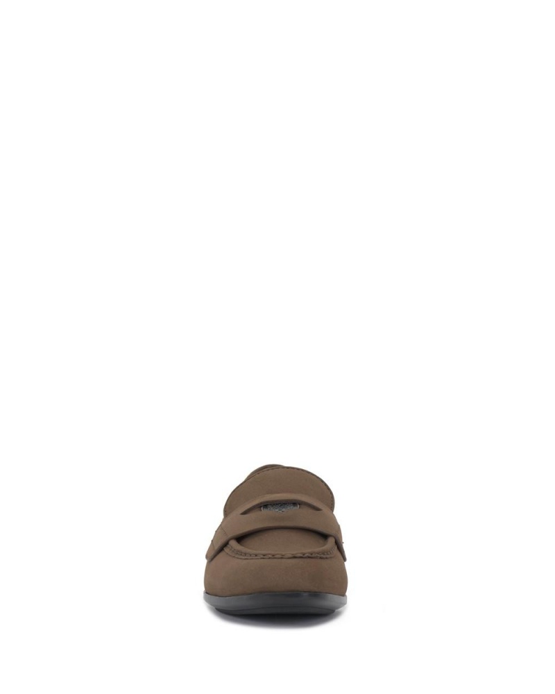 Vince Camuto Parama Penny Mokasiny Damske Biele | PQMD-12903