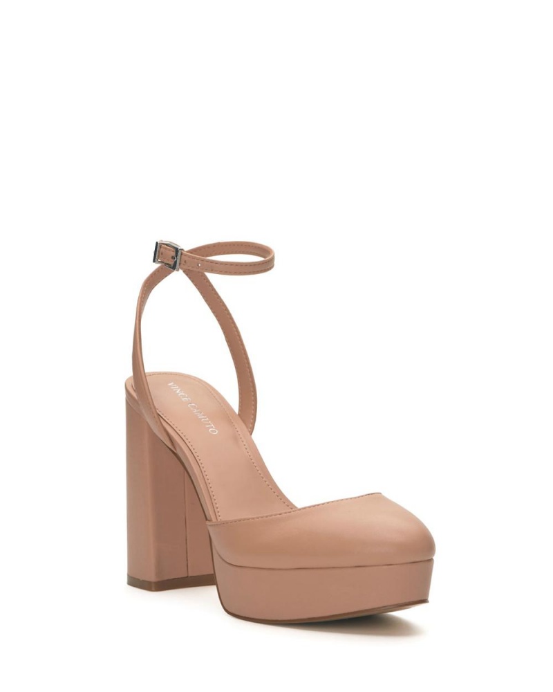Vince Camuto Patrissya Platforme Podpätky Damske Hnedožltý | DQAC-29465